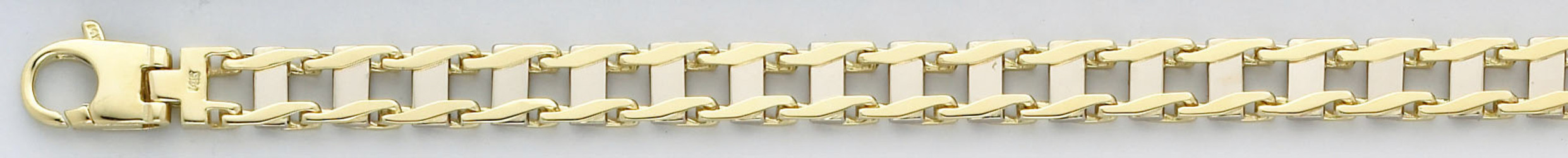 14k Gold Fancy Hand Made Chain 8.6mm 28 Inches